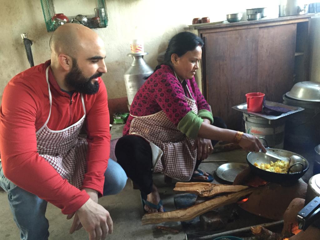 Pokhara food and local market walking tour Nepal