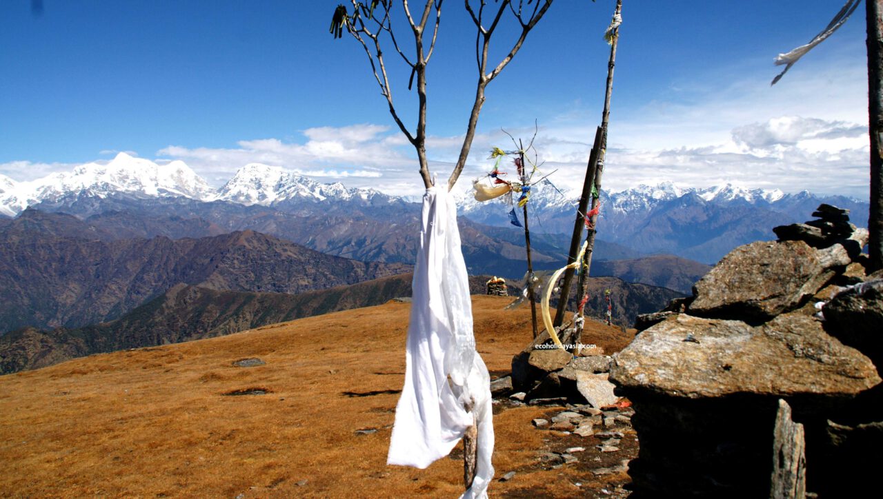 Pikey Peak Trek panoramic Himalayan view Nepal